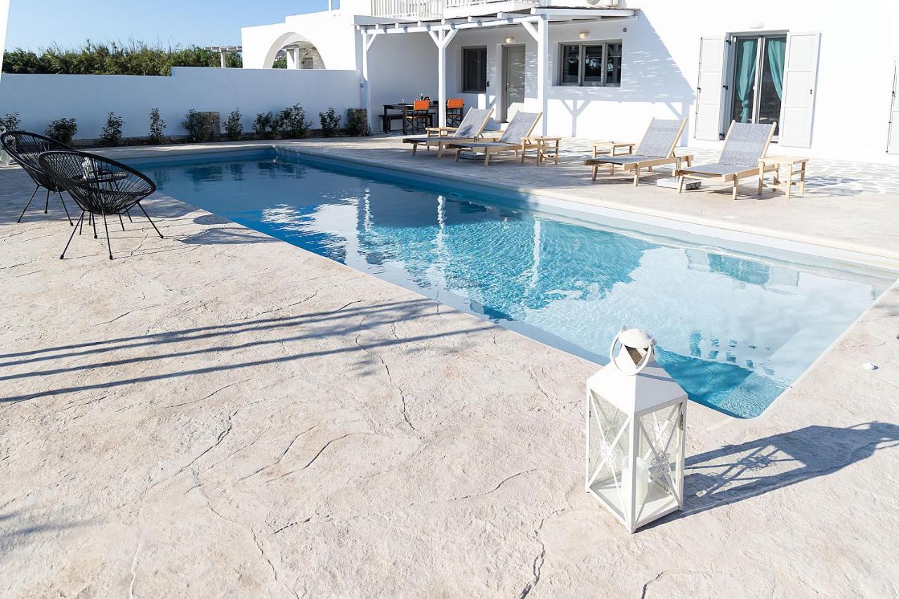 White Pearl Villa Naxos With Private Swimming Pool Naxos City Ngoại thất bức ảnh