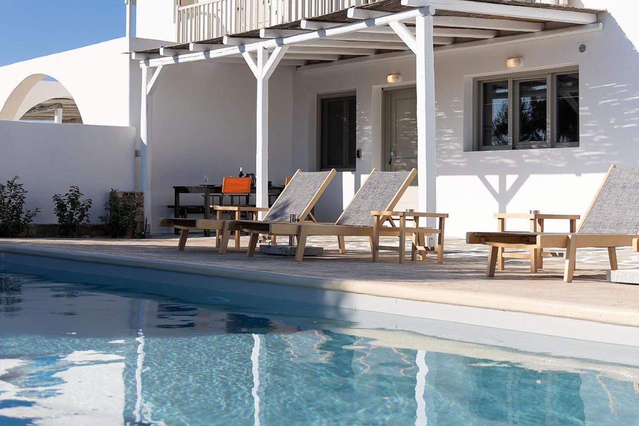 White Pearl Villa Naxos With Private Swimming Pool Naxos City Ngoại thất bức ảnh