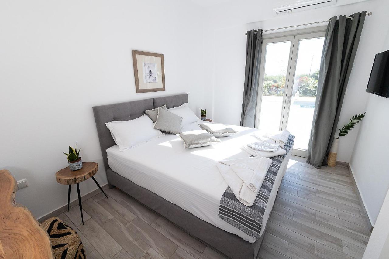 White Pearl Villa Naxos With Private Swimming Pool Naxos City Ngoại thất bức ảnh